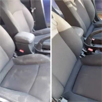 Tekstiilipesuriga autoistme puhastamise enne ja pärast